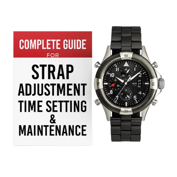 Complete Guide for Strap Adjustment, Time Setting